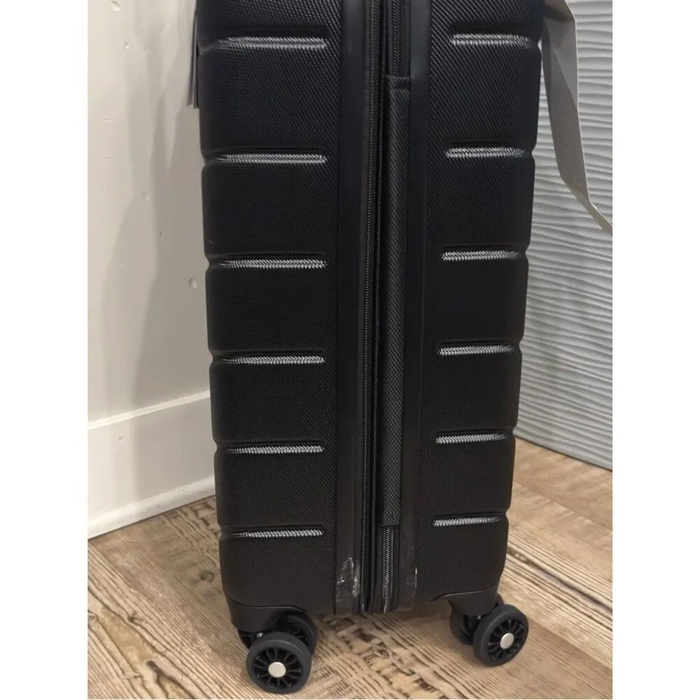 Skyway Epic 2.0 Hardside Carry-On 22 Rolling Suitcase Hard Shell Luggage - Black